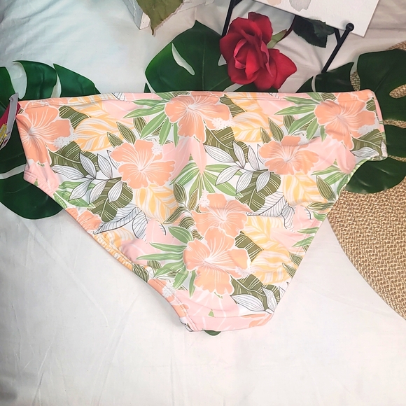 Bikini Bottom Plus Size Hipster White Xhilaration Bikini Bottom 2X - Picture 3 of 7